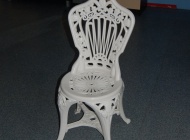 стул Тюльпан (белый, темный)