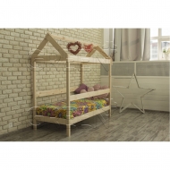 Детская деревянная кровать домик (1)