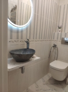 Столешница для ванной из искусственного камня (5)