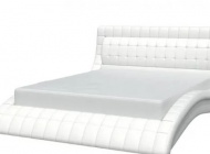 Кровать двойная ВИРГИНИЯ с ПМ (1600) Белая