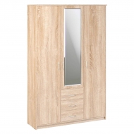 Шкаф комбинированный Дуэт Люкс с зеркалом (6)